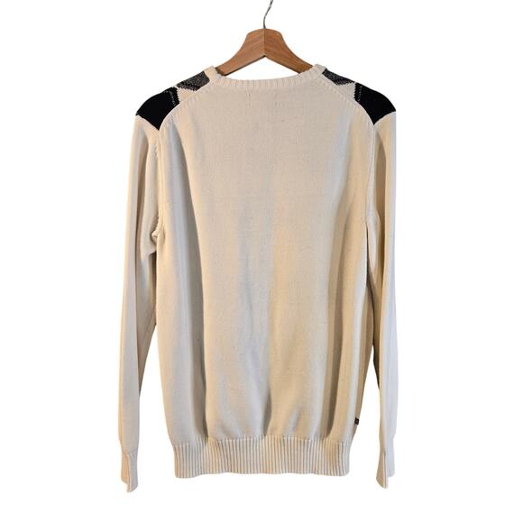 Vintage Geoffrey Beene Small Men's Argyle Sweater [0425] - Picture 3 of 8